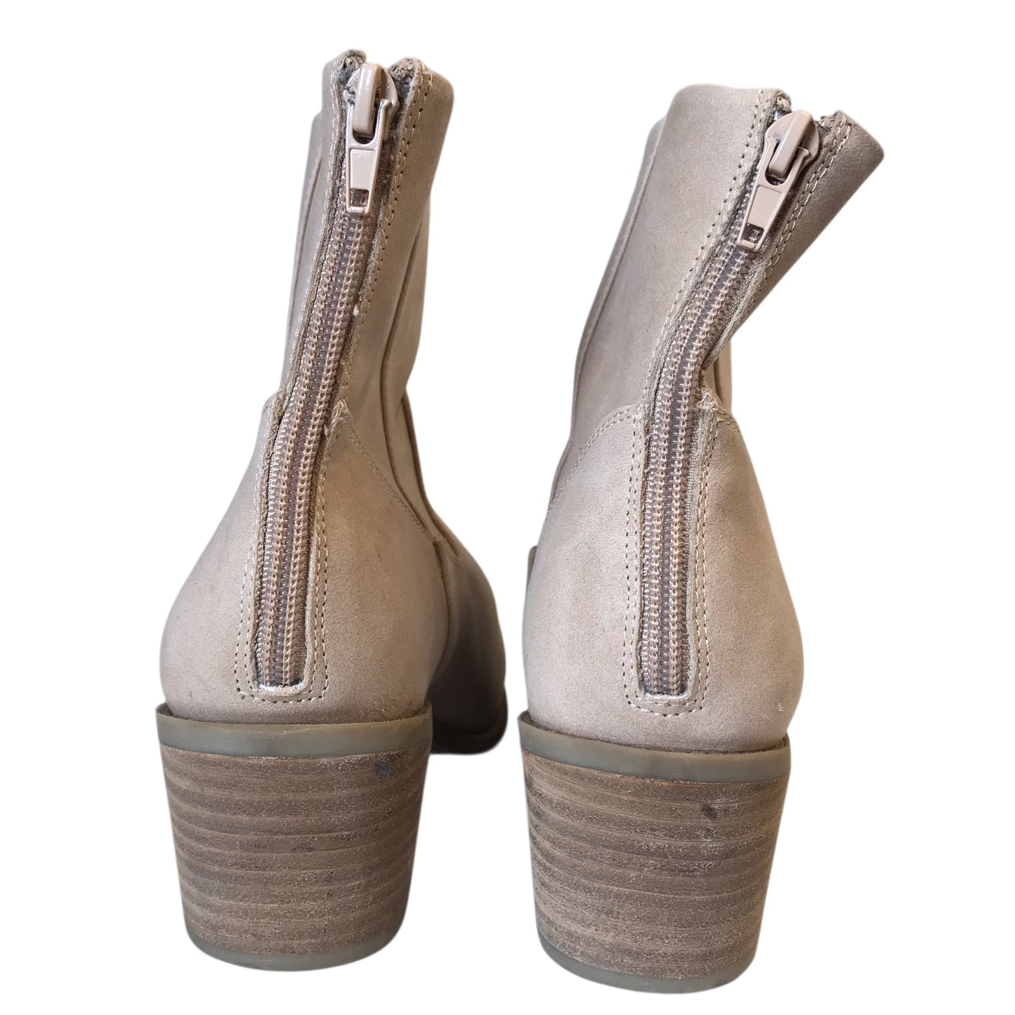 BOOTS ANKLE HEELS by DOLCE VITA in BEIGE, Size:8
