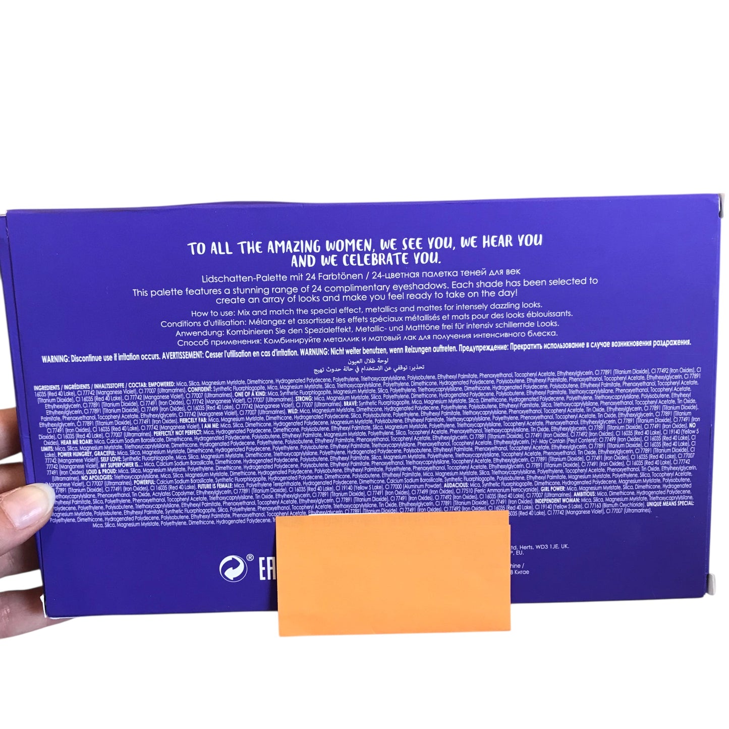 Makeup Palette By Ciaté In Purple