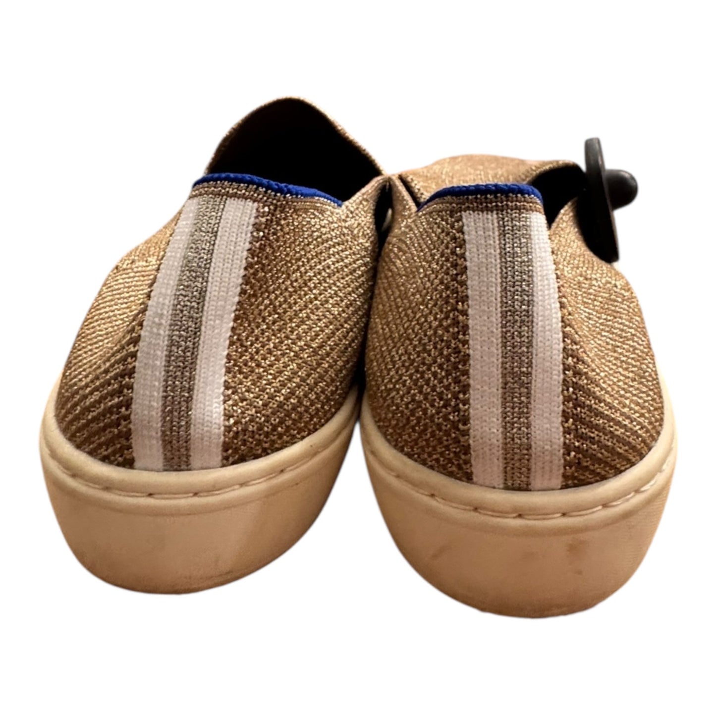 Shoes Designer By Rothys In Gold, Size:8.5