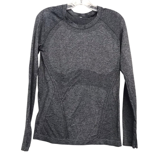 Athletic Top Ls Crewneck By Athleta In Grey, Size:S