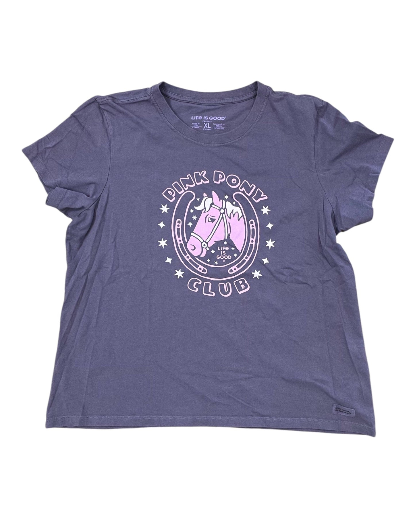 Top Ss By Life Is Good In Purple, Size:Xl