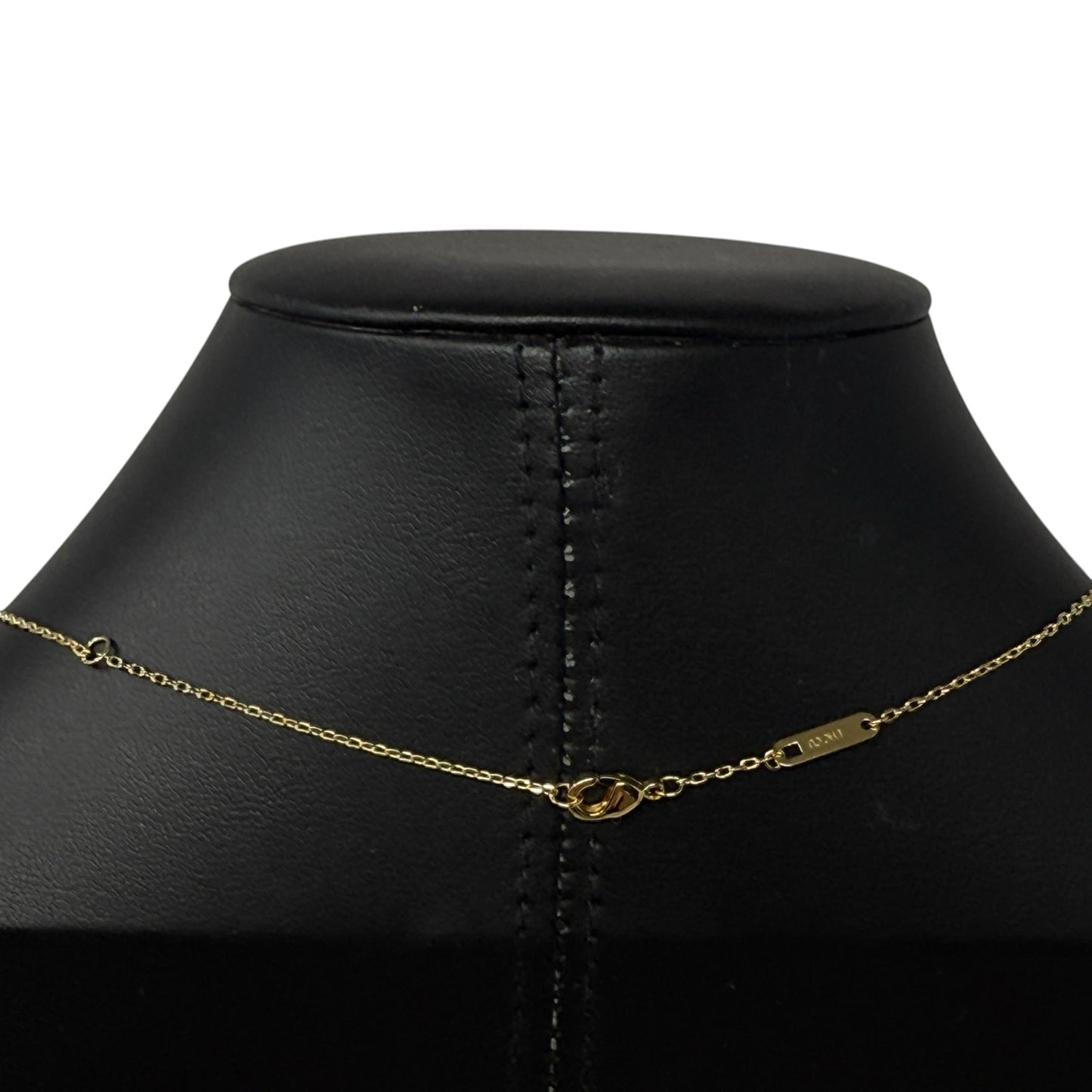 Pink Pave Heart Necklace