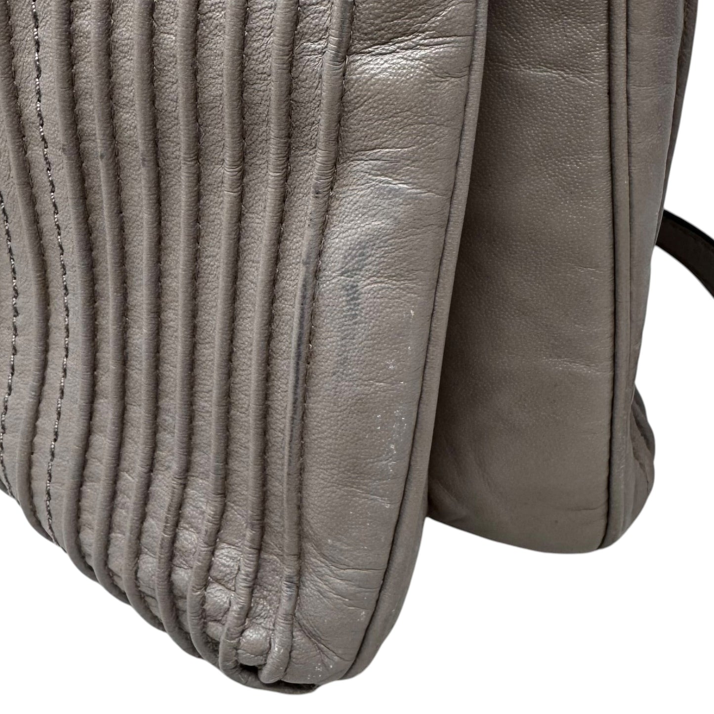 Madison Pintuck Hobo Handbag Designer By Coach, Size: Medium