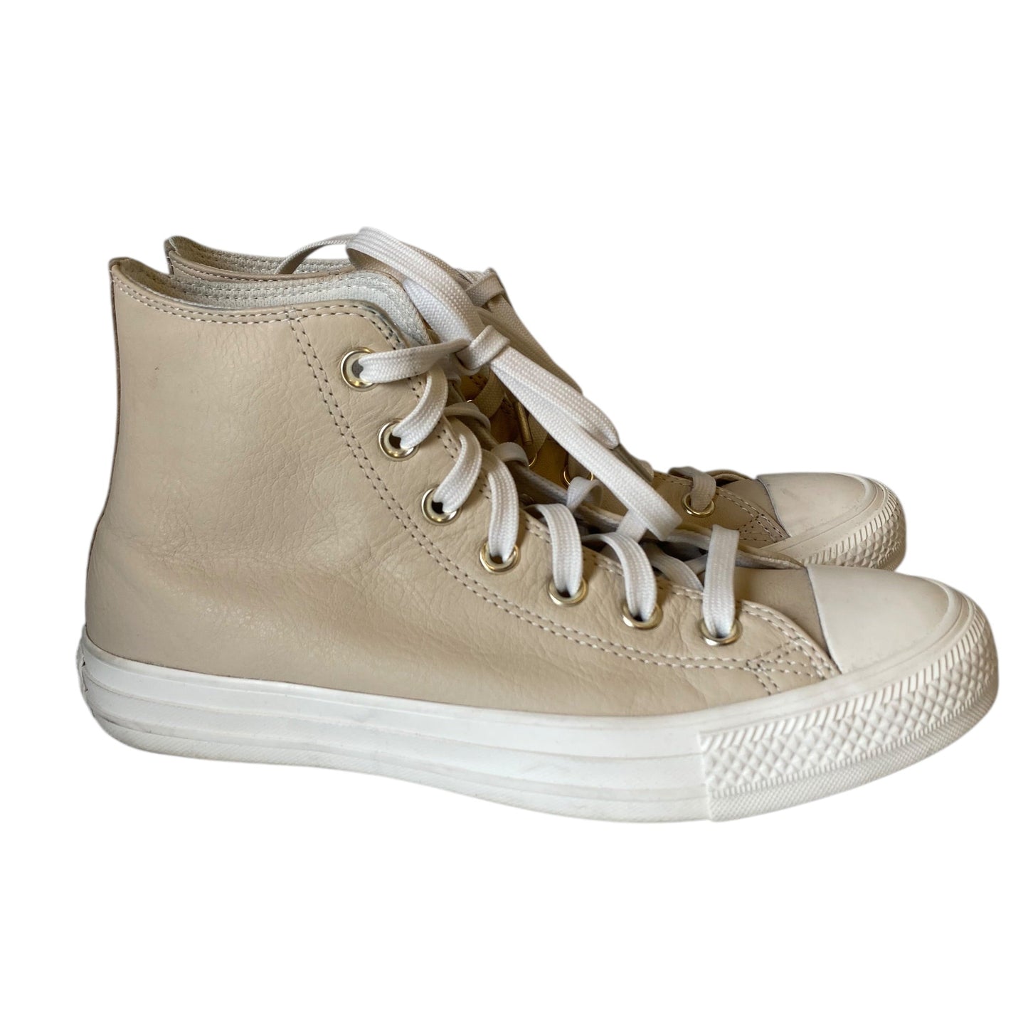 Shoes Sneakers By Converse In Tan, Size:7.5