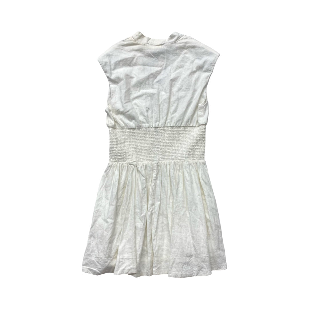 Dress Casual Midi By Anthropologie In White, Size:L