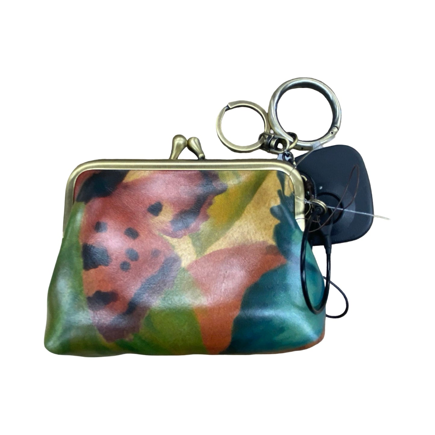 Coin Purse Designer By Patricia Nash In Floral Print, Size:Small (4”x3”)