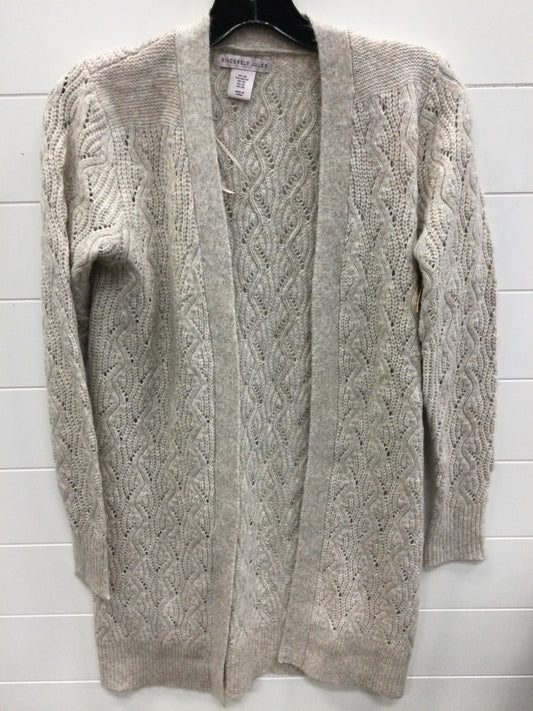 Sweater Cardigan By Sincerely Jules In Cream, Size:Xs