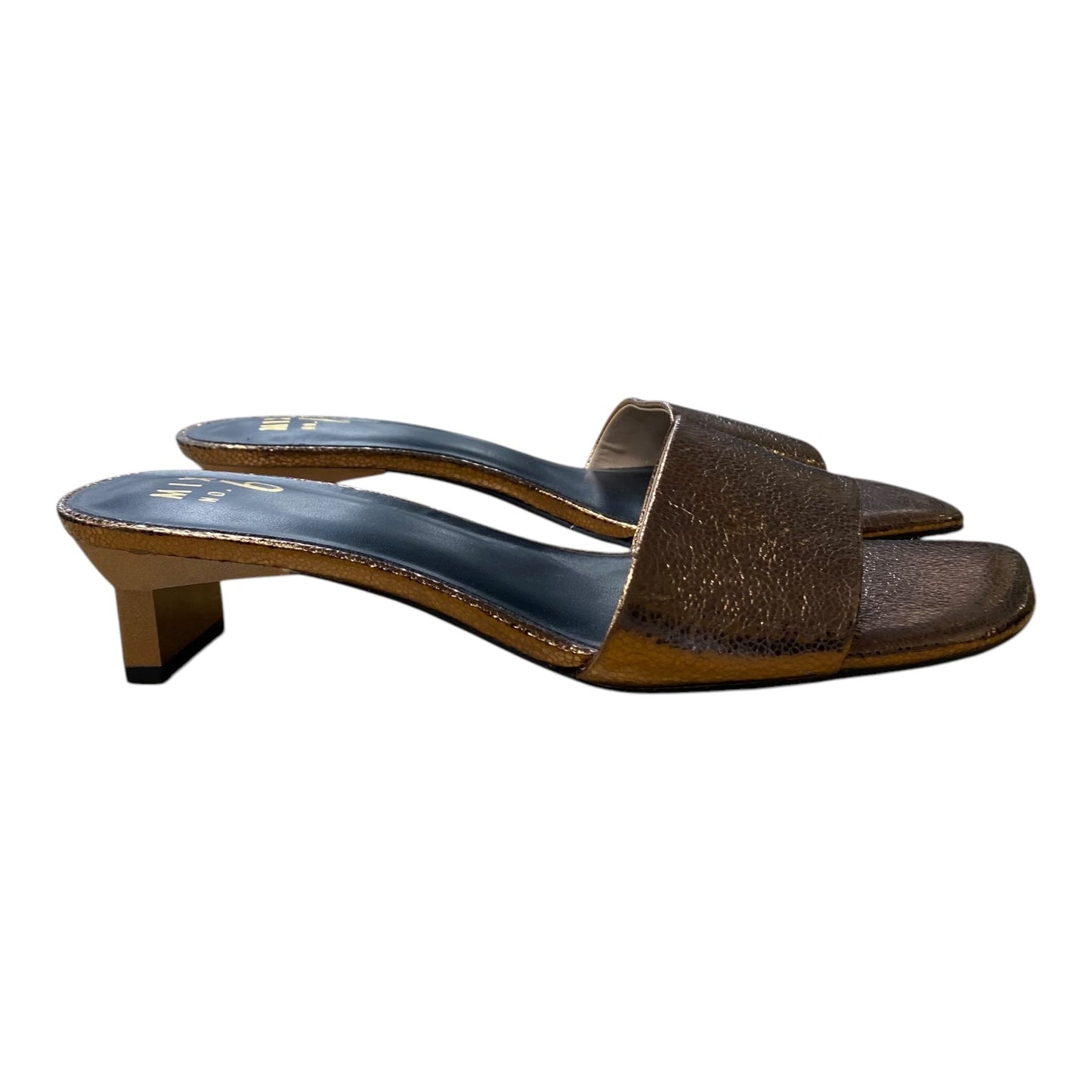 Shoes Heels Kitten By Mix No 6 In Bronze, Size:9
