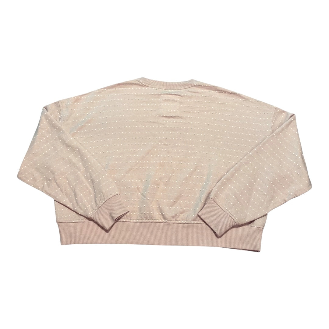 Sweatshirt Crewneck By Aerie In Tan & White, Size:Xs