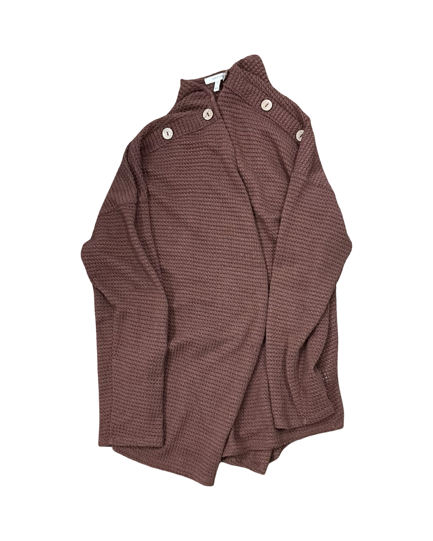 Cardigan By Maurices In Brown, Size:1X