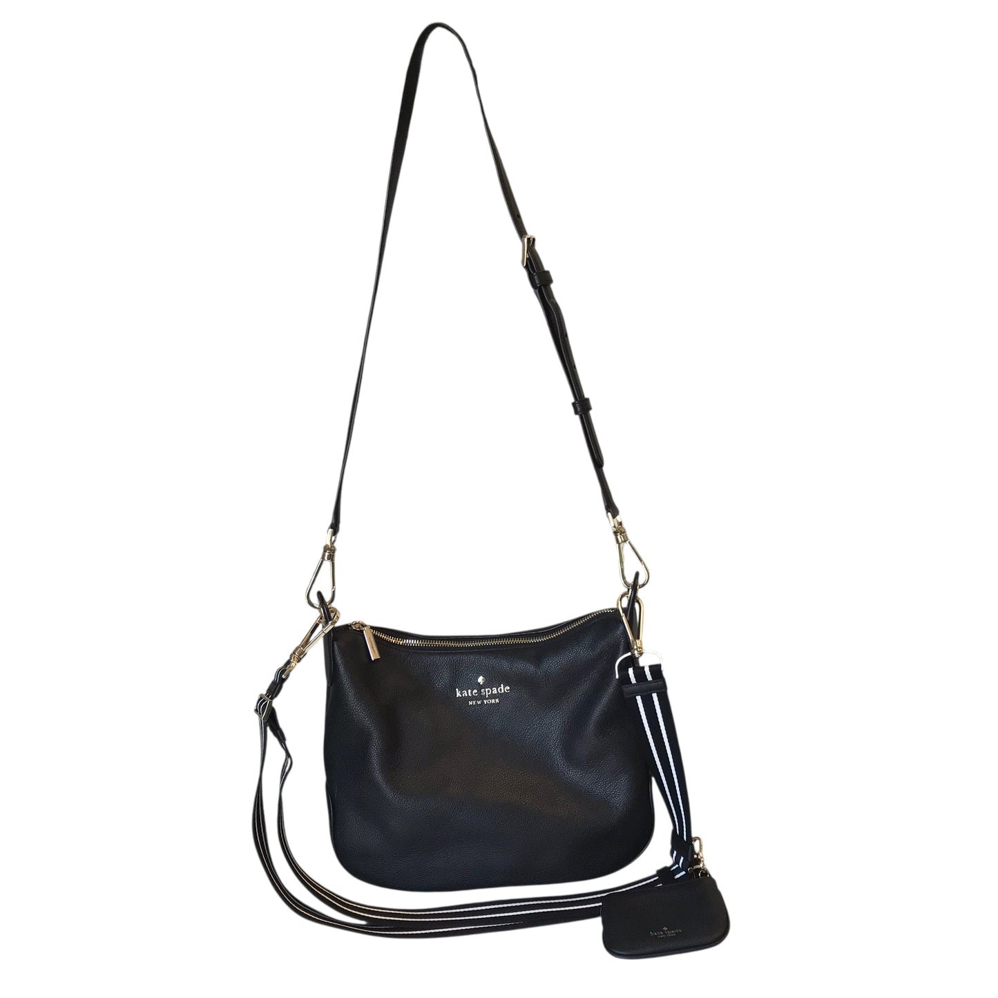 Crossbody Designer By Kate Spade In Black, Size:Medium