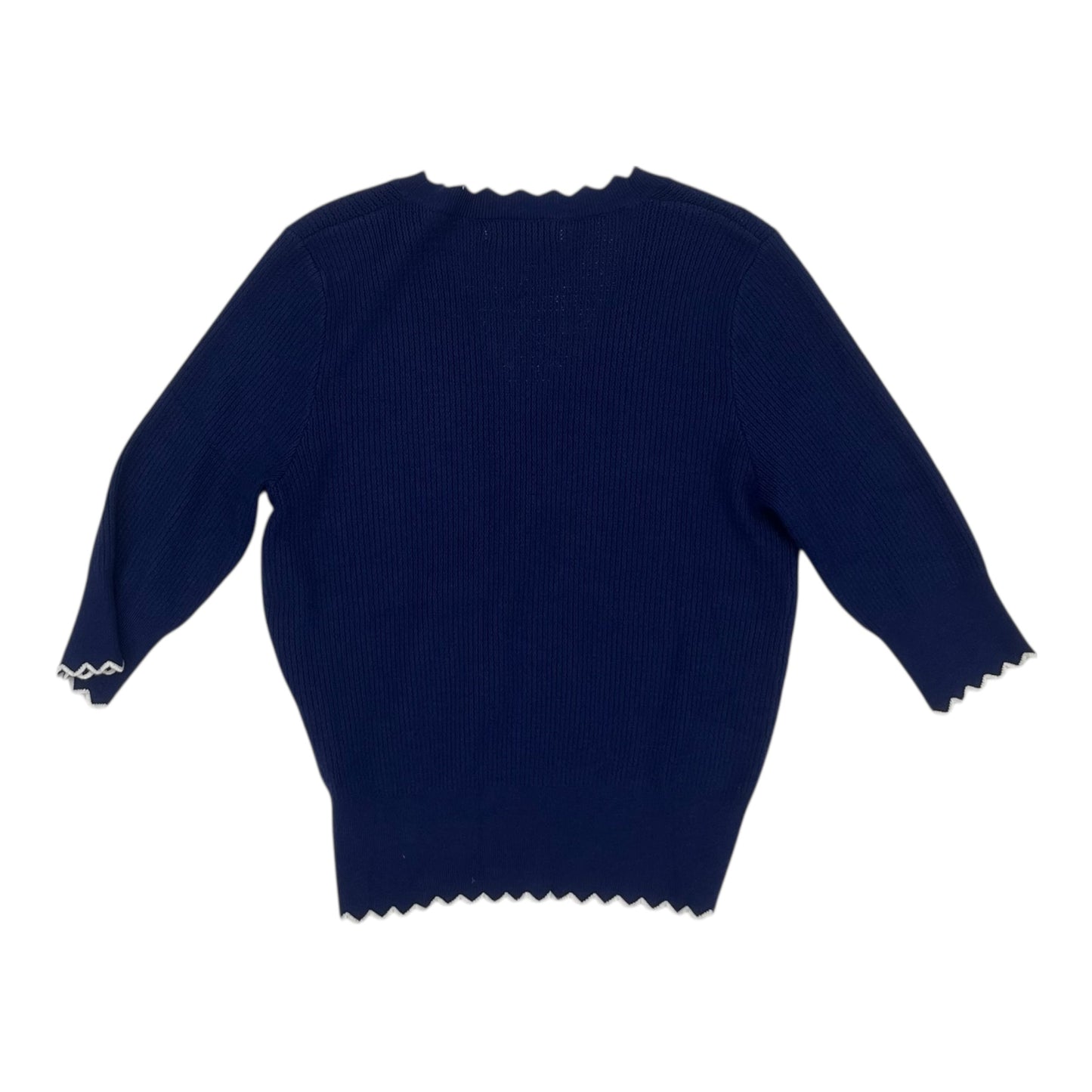 Sweater Cardigan By Grace Karin In Navy, Size:S