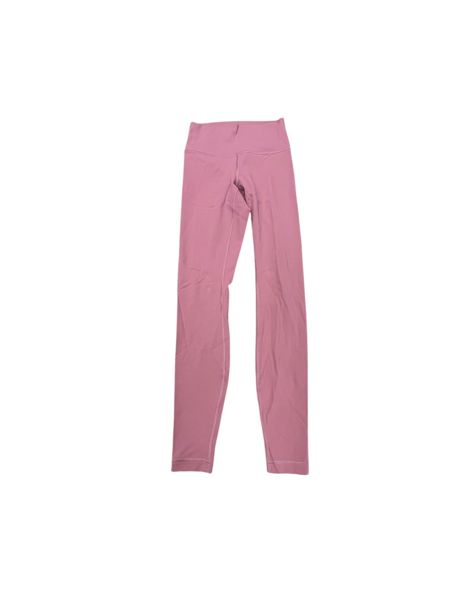 Athletic Leggings By Lululemon In Mauve, Size:4