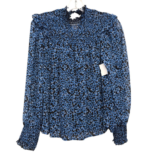 Top Ls By Mi Ami In Blue & White, Size:M