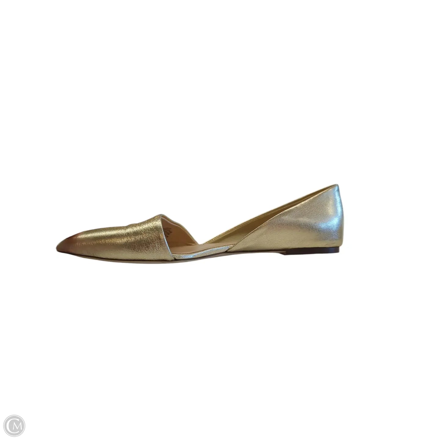 Shoes Flats By J. Crew In Gold, Size: 8