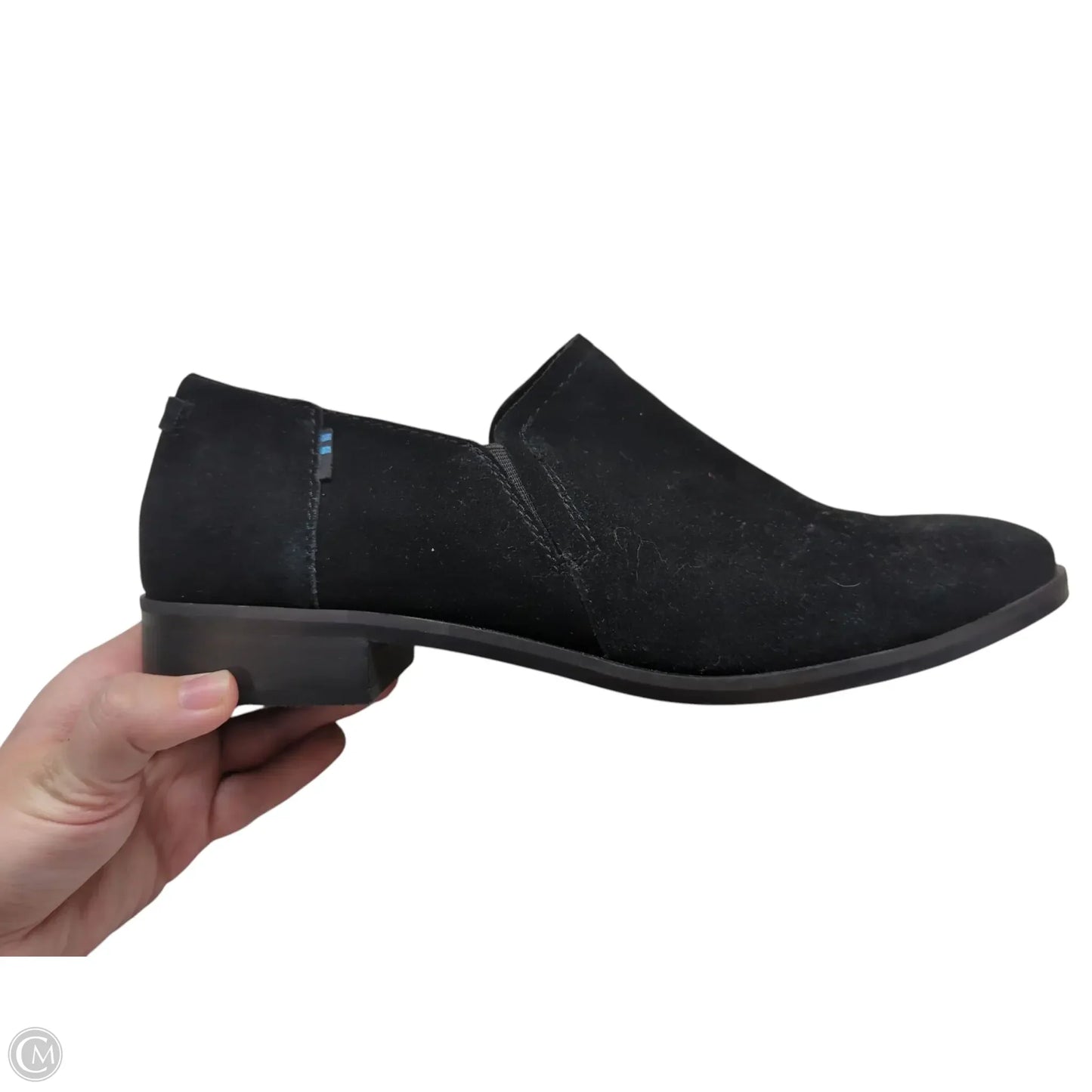 Boots Ankle Flats By Toms In Black, Size: 10