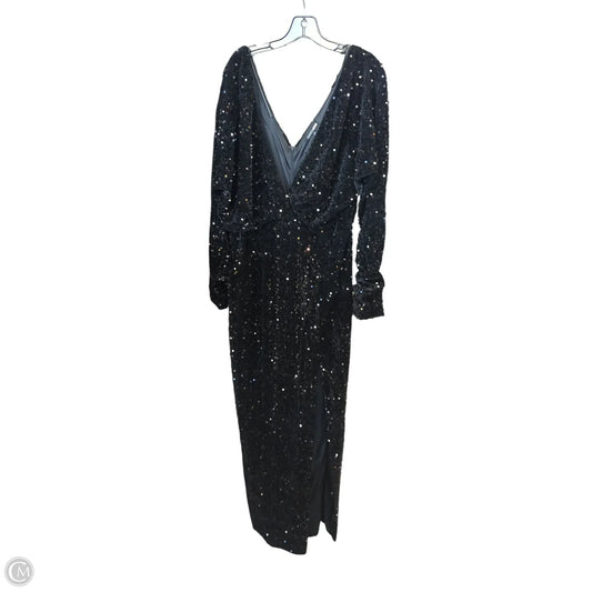 Dress Party Long By Fashion Nova In Black, Size: 1x