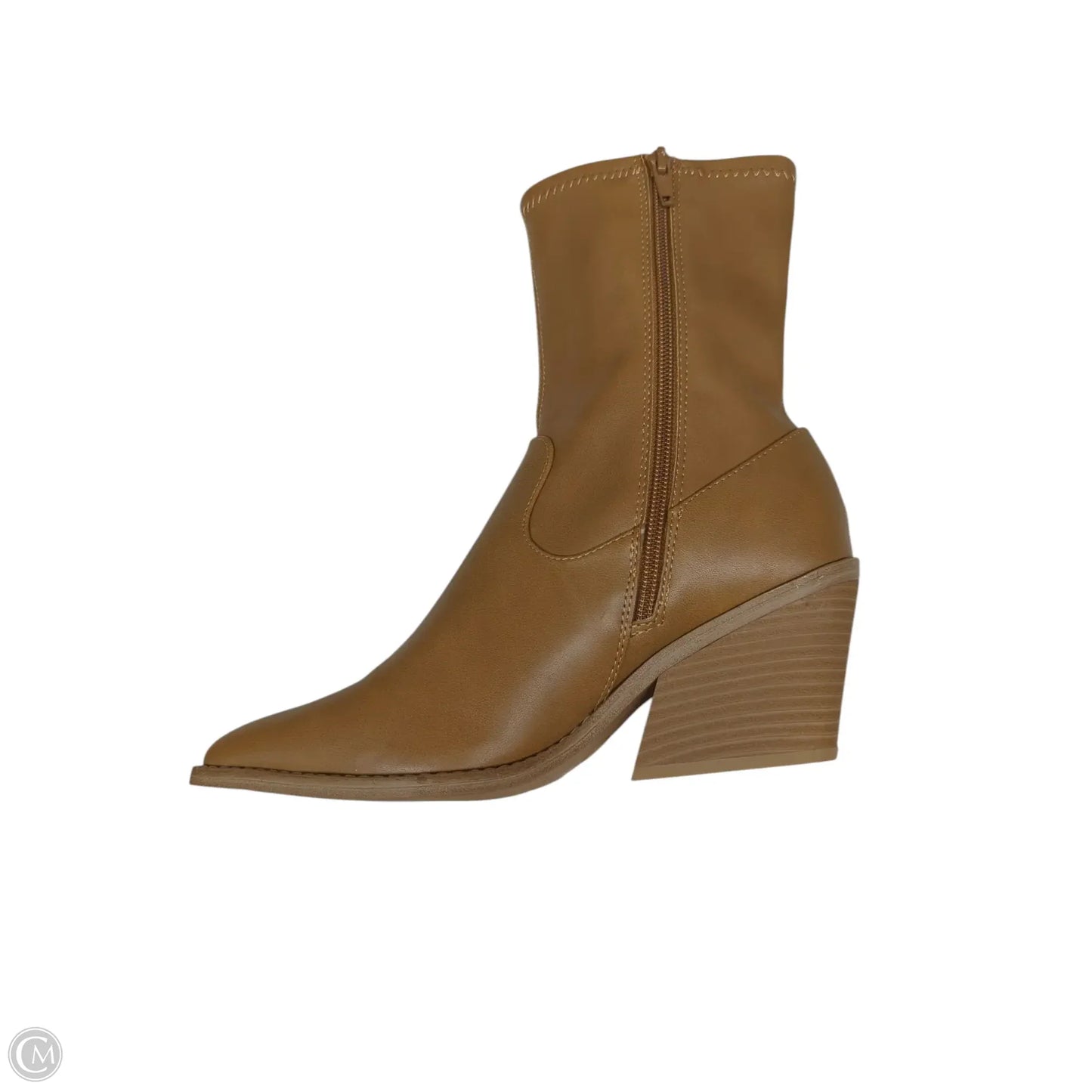 Boots Ankle Heels By Universal Thread In Brown, Size: 7.5