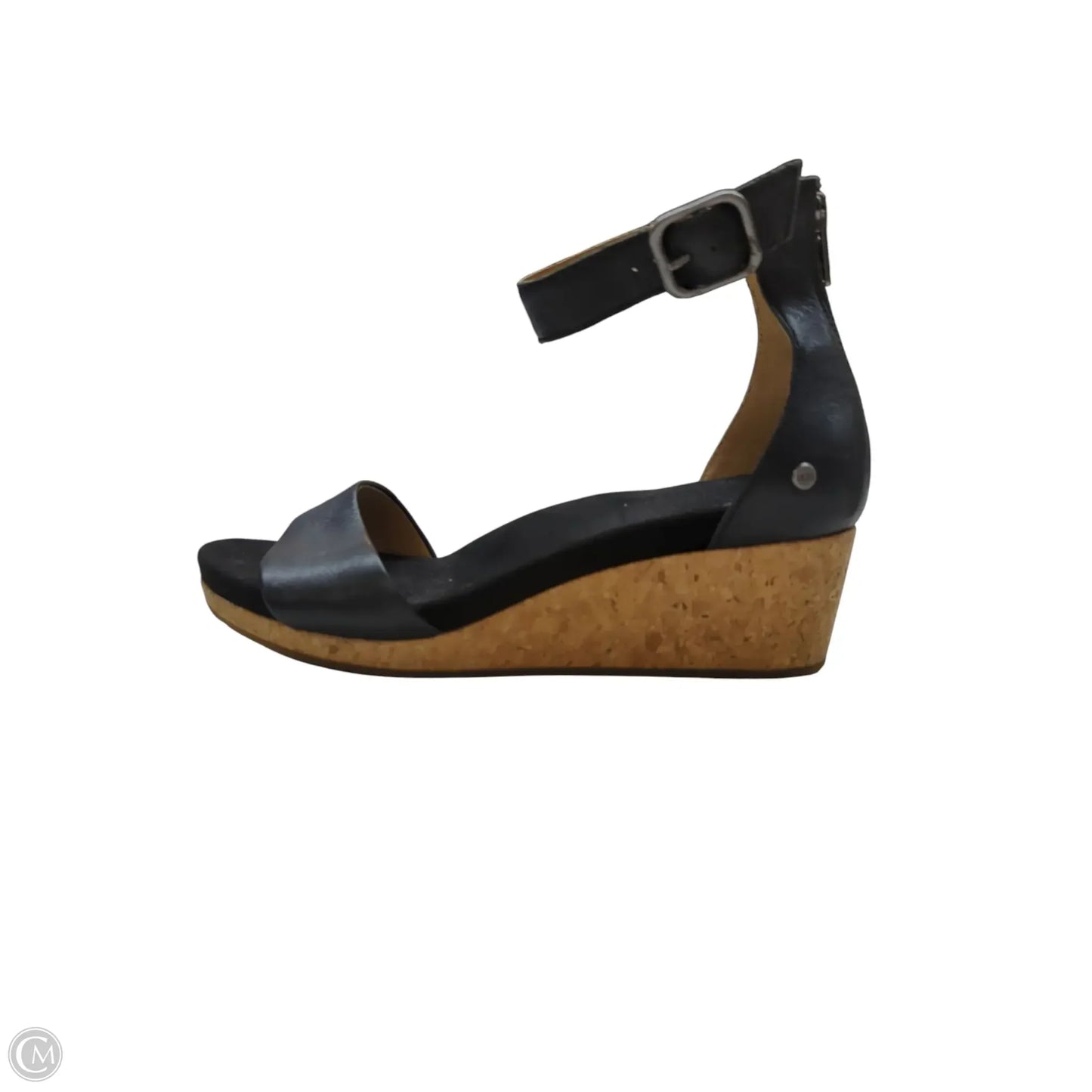 Sandals Designer By Ugg In Black, Size: 10