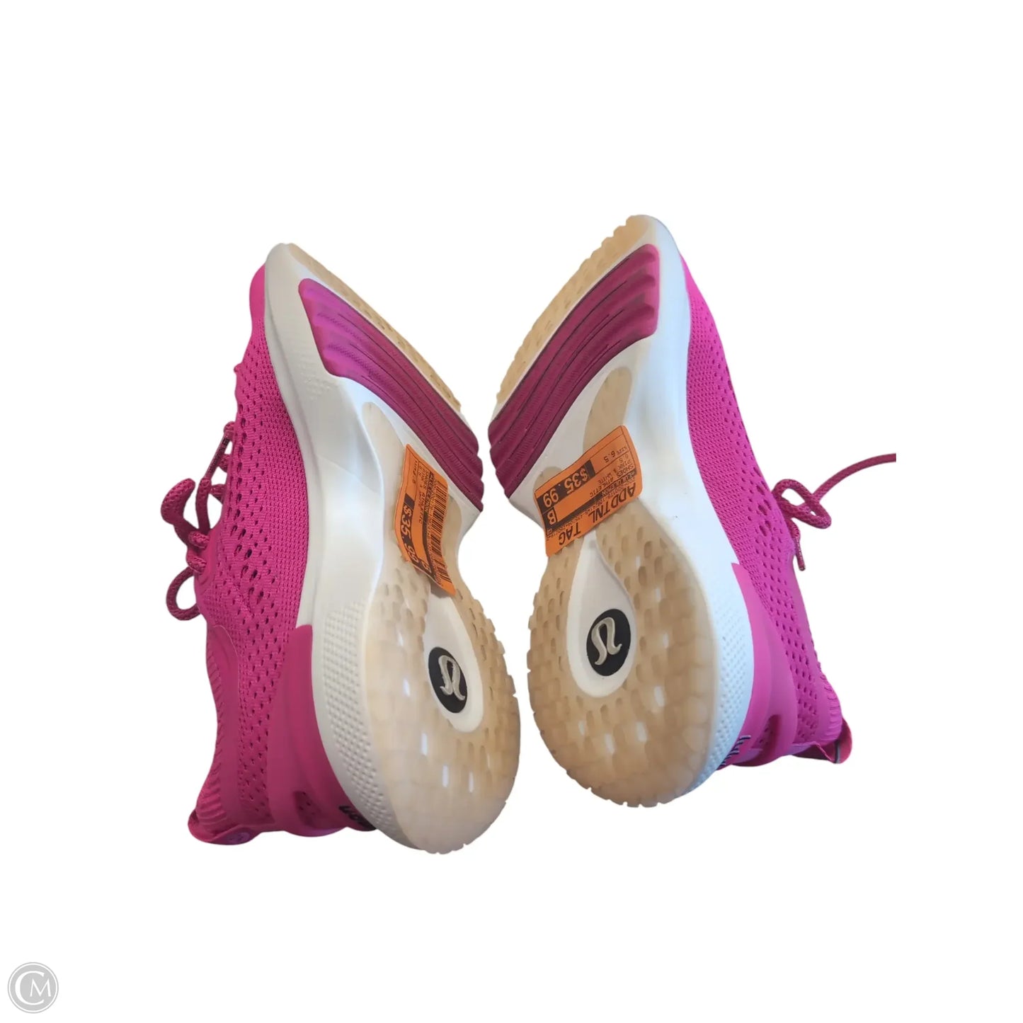 Shoes Athletic By Lululemon In Pink & White, Size: 6.5
