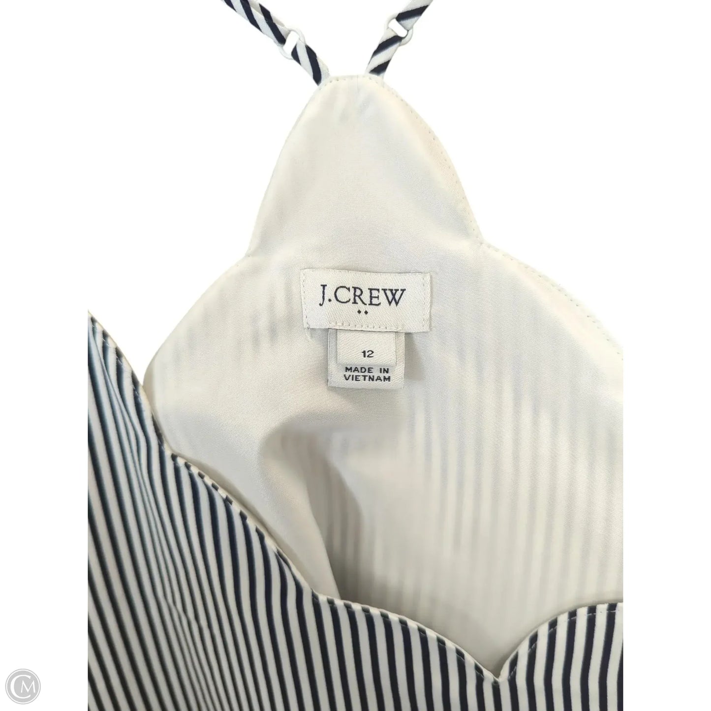 Top Sleeveless By J. Crew In Striped Pattern, Size: L