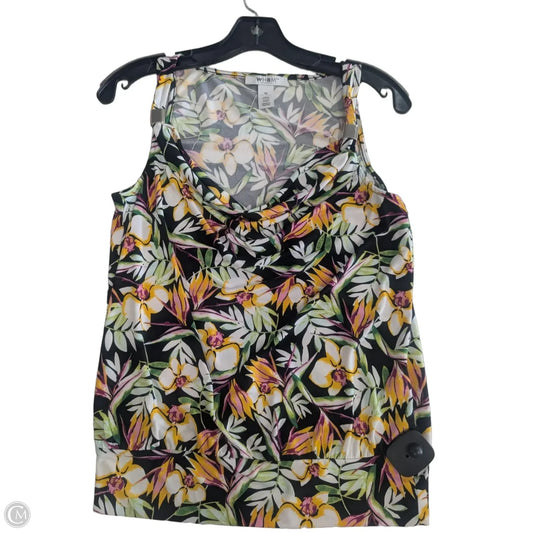 Top Sleeveless By White House Black Market In Multi-colored, Size: Xs