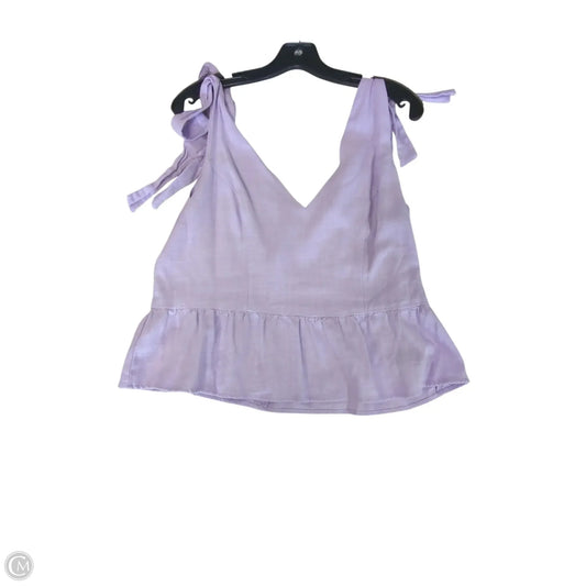 Top Sleeveless By Express In Purple, Size: L