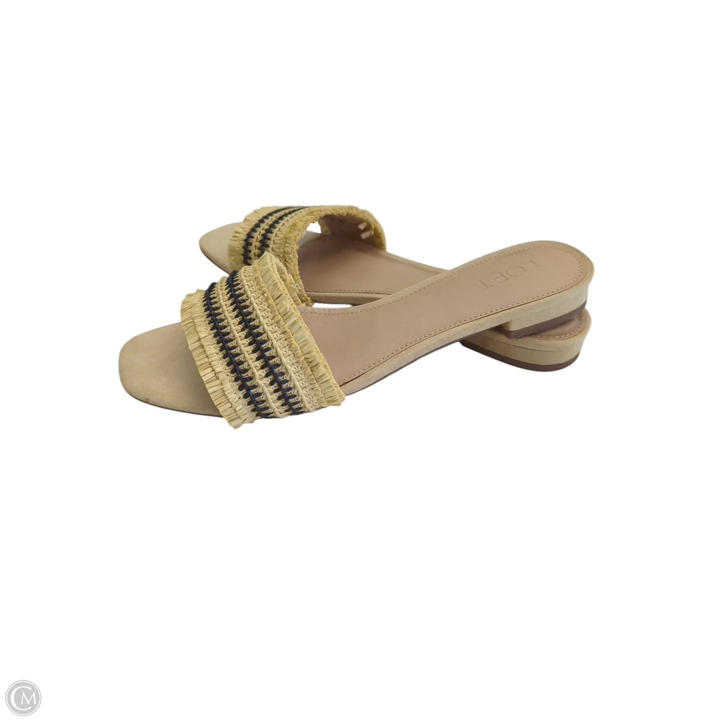 Sandals Flats By Loft In Tan, Size: 11