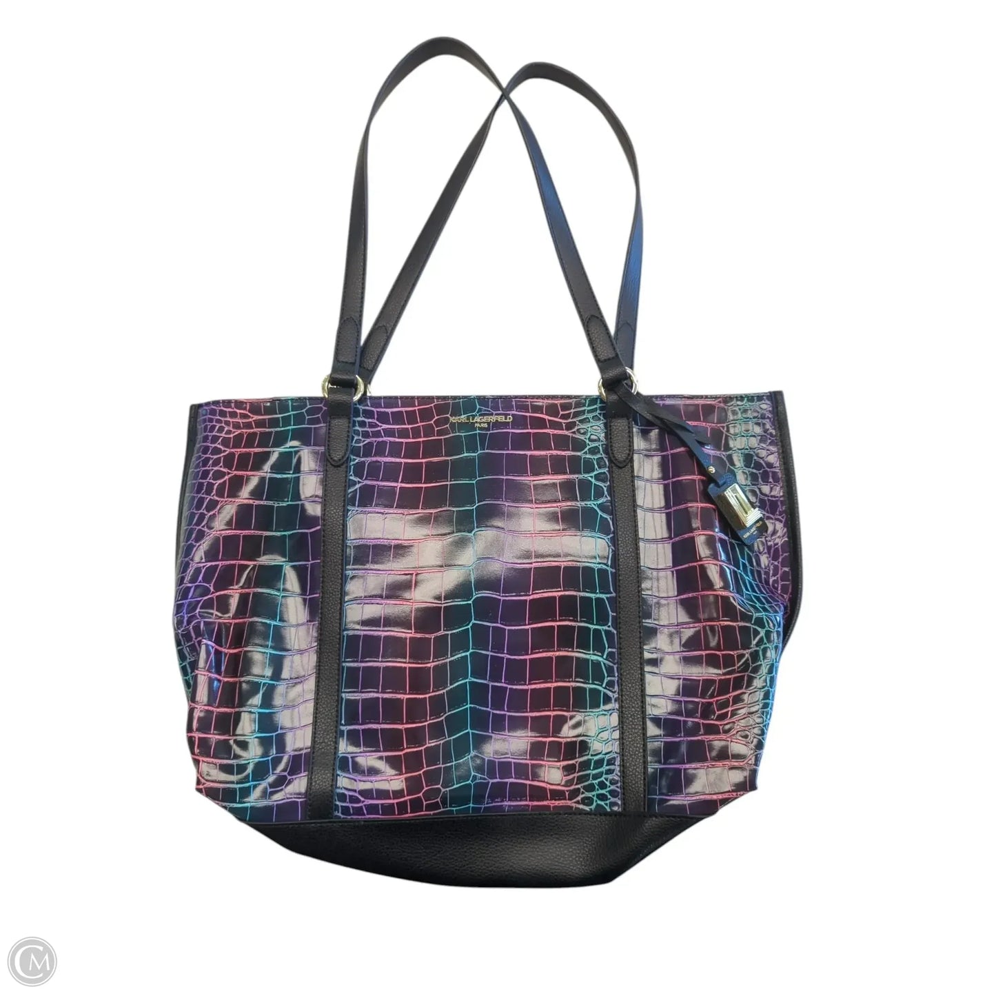 Handbag Designer By Karl Lagerfeld, Size: Large
