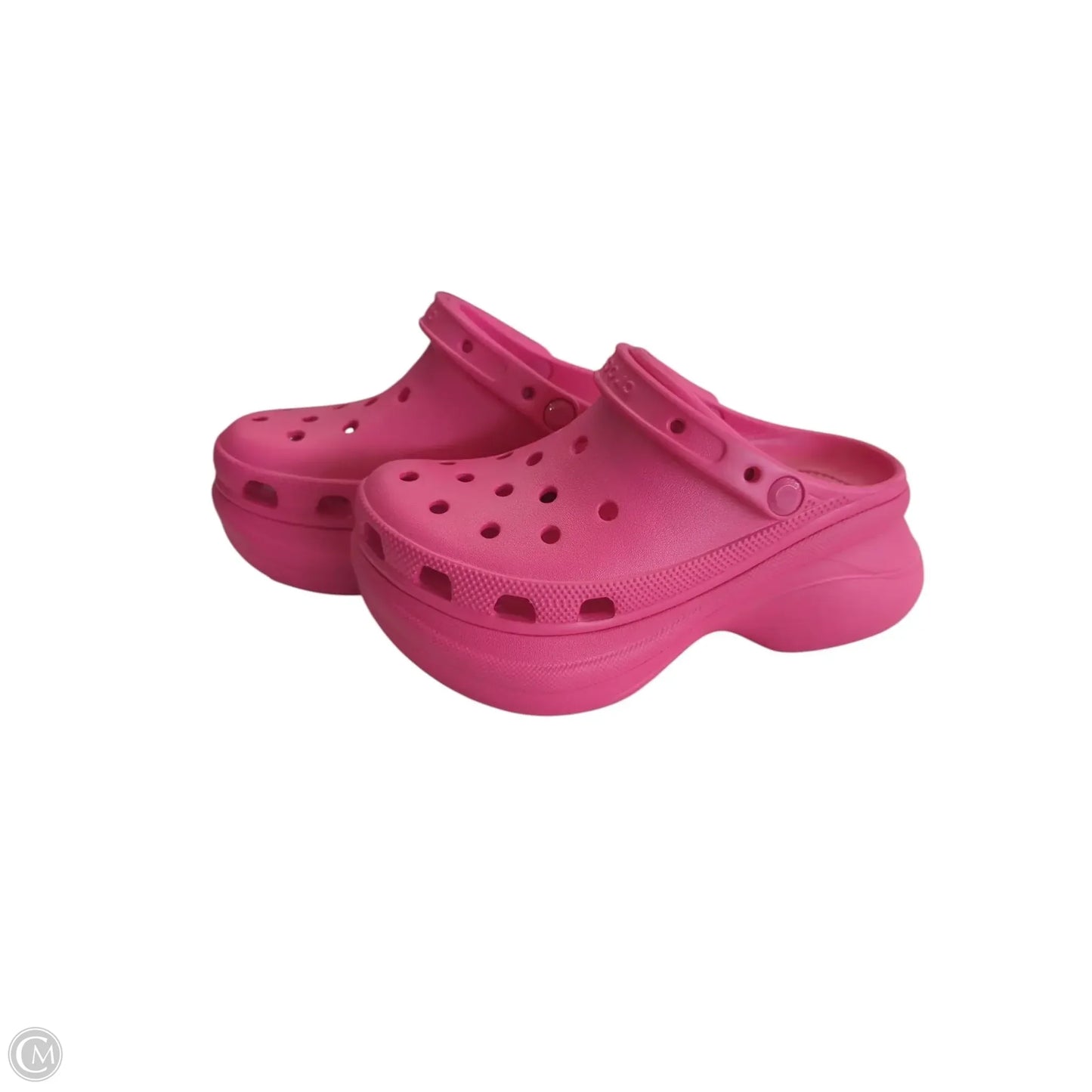 Shoes Flats By Crocs In Pink, Size: 8