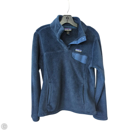 Sweatshirt Collar By Patagonia In Navy, Size: S