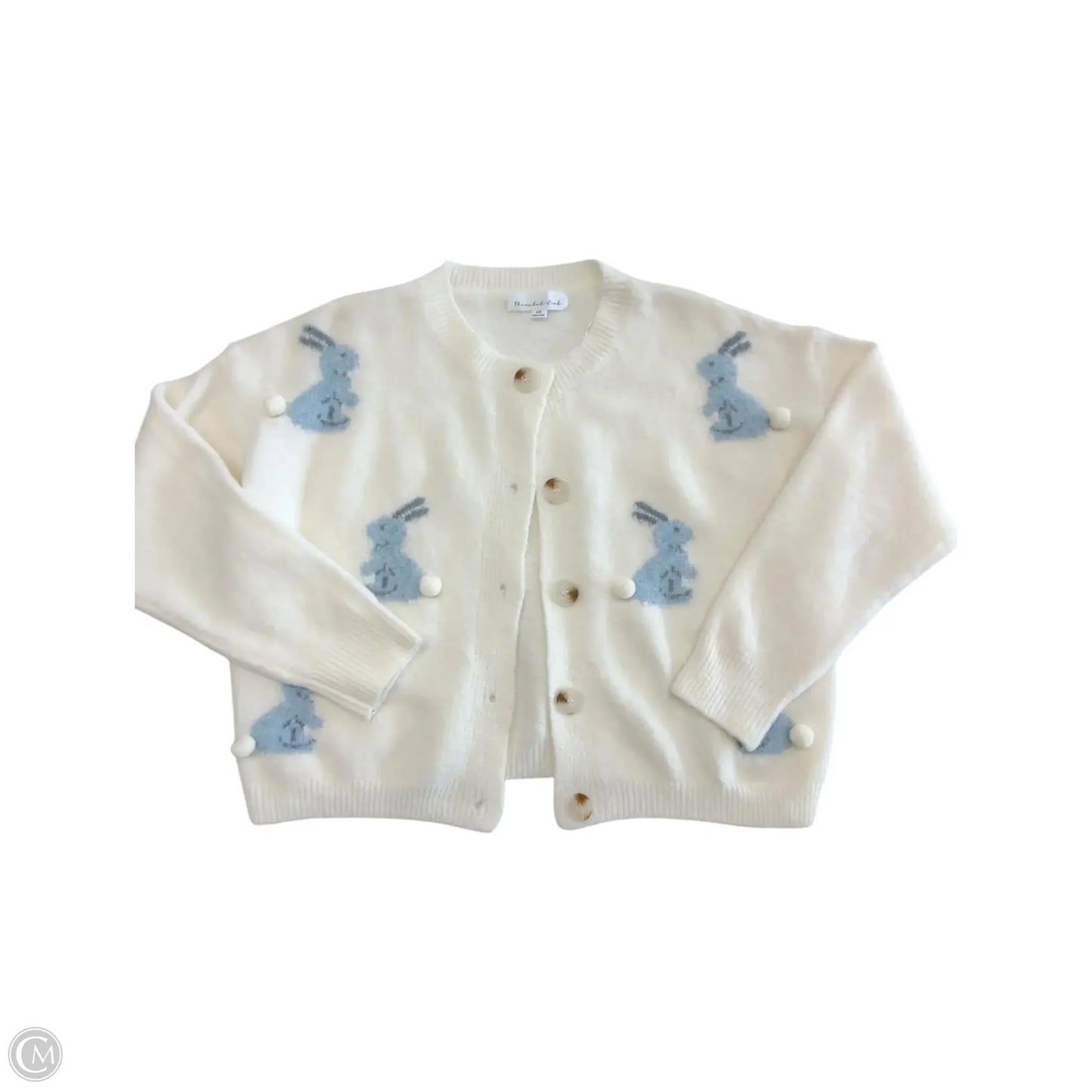 Sweater Cardigan By Clothes Mentor In White, Size: Xs