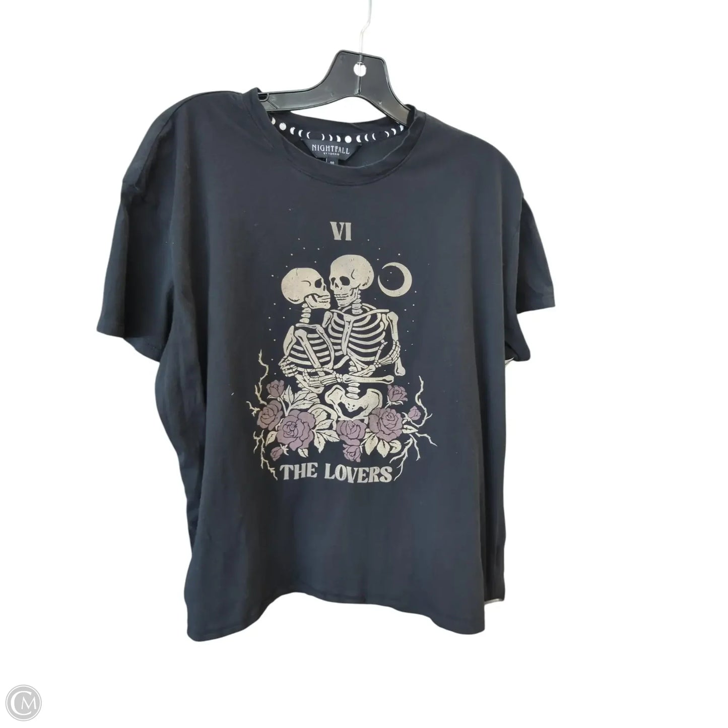 Top Short Sleeve Basic By Torrid In Black, Size: M