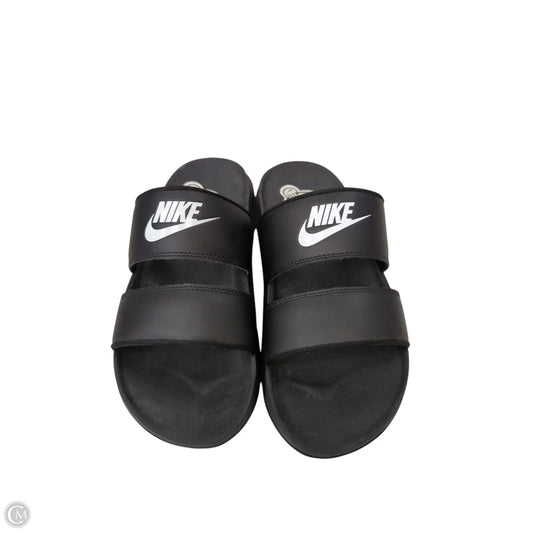 Sandals Sport By Nike Apparel In Black White, Size: 7
