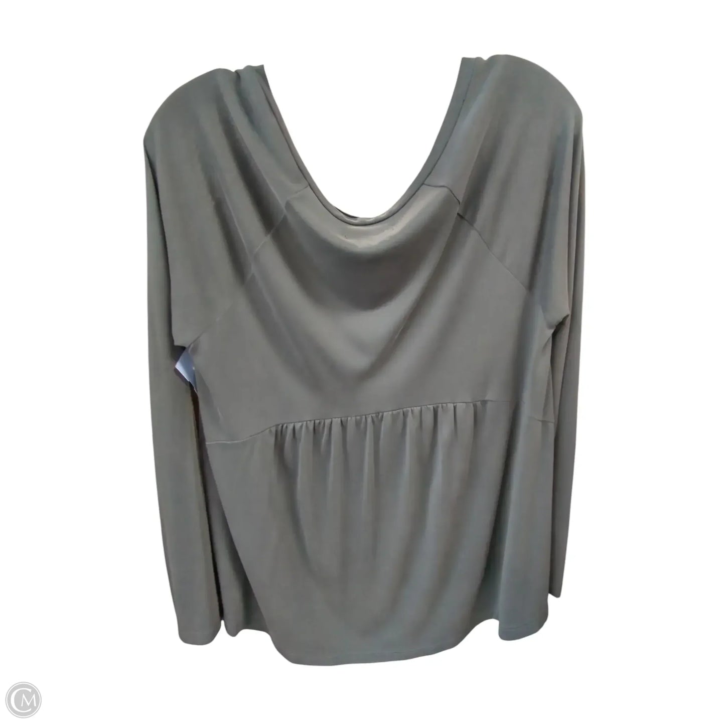 Top Long Sleeve By American Eagle In Green, Size: M