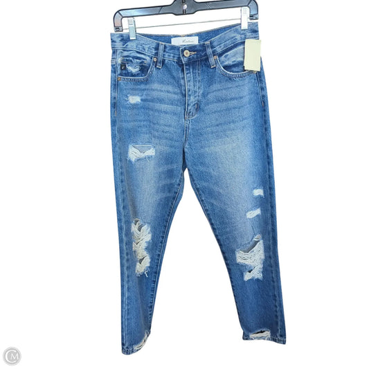 Jeans Boyfriend By Kancan In Blue, Size: 2