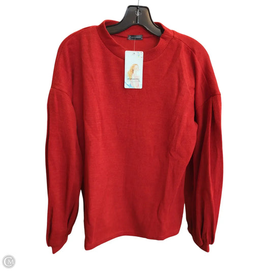 Sweater By Clothes Mentor In Red, Size: S