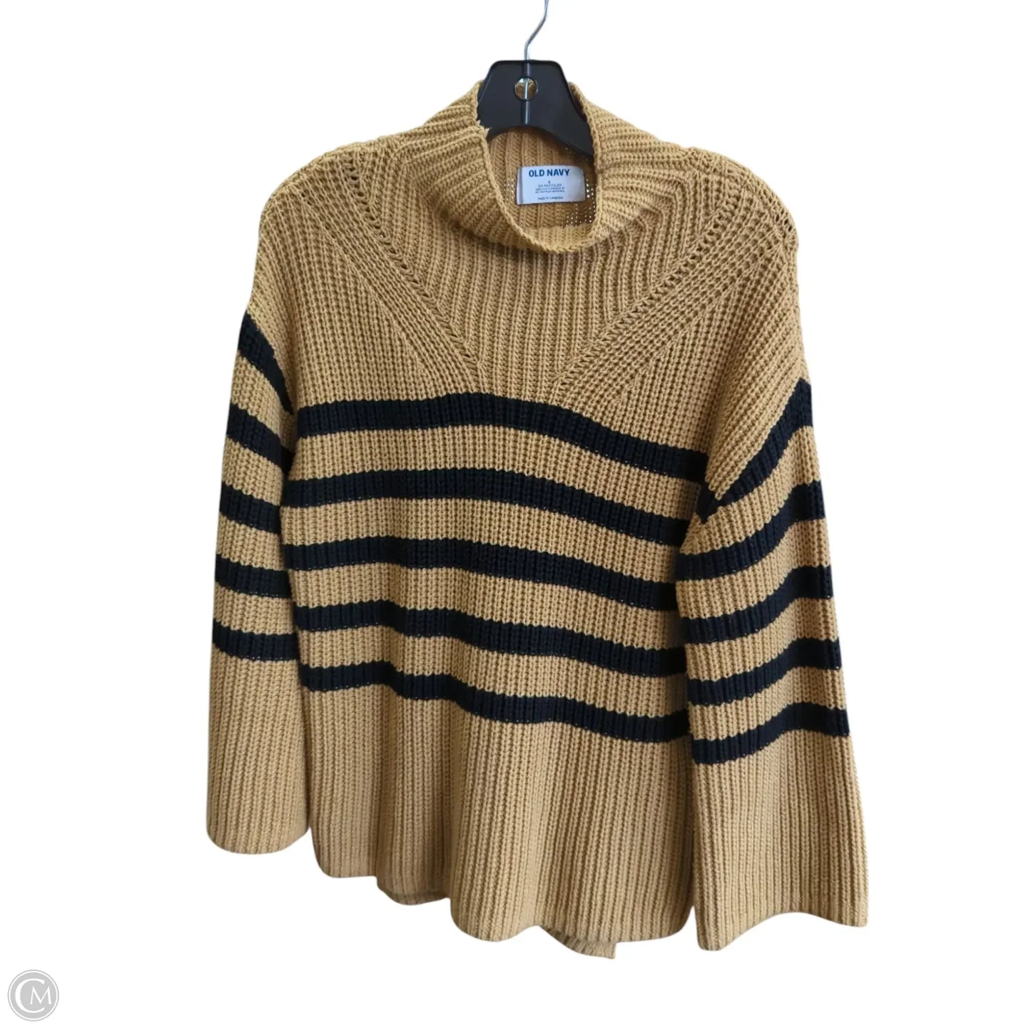 Sweater By Old Navy In Black & Brown, Size: S