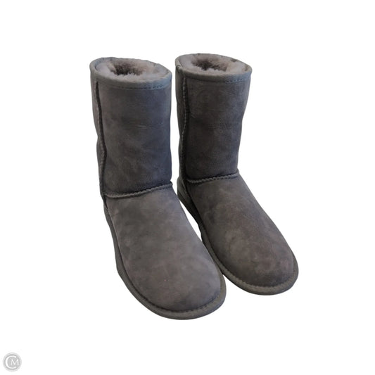 Boots Designer By Ugg In Grey, Size: 6