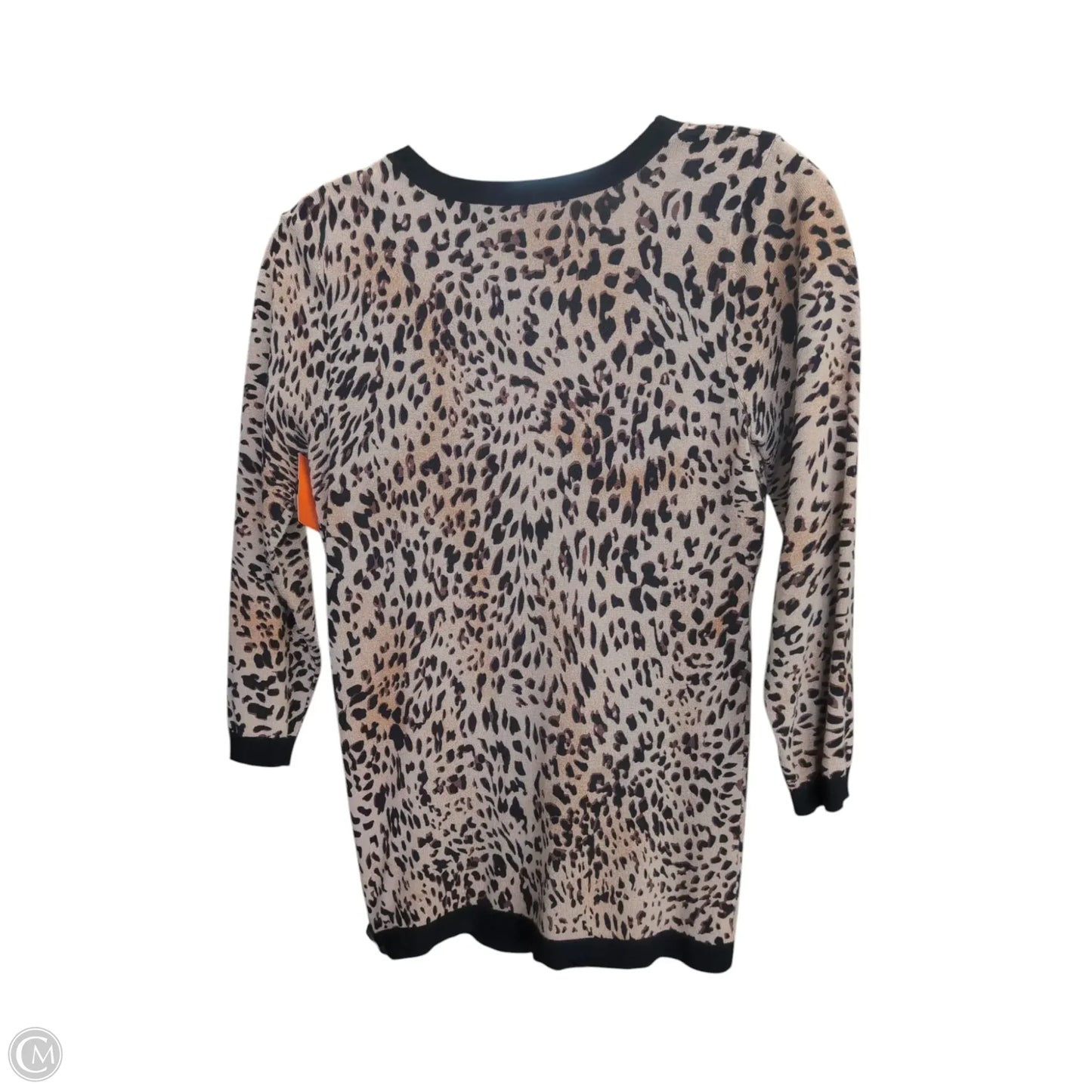 Cardigan By Limited In Leopard Print, Size: Xs