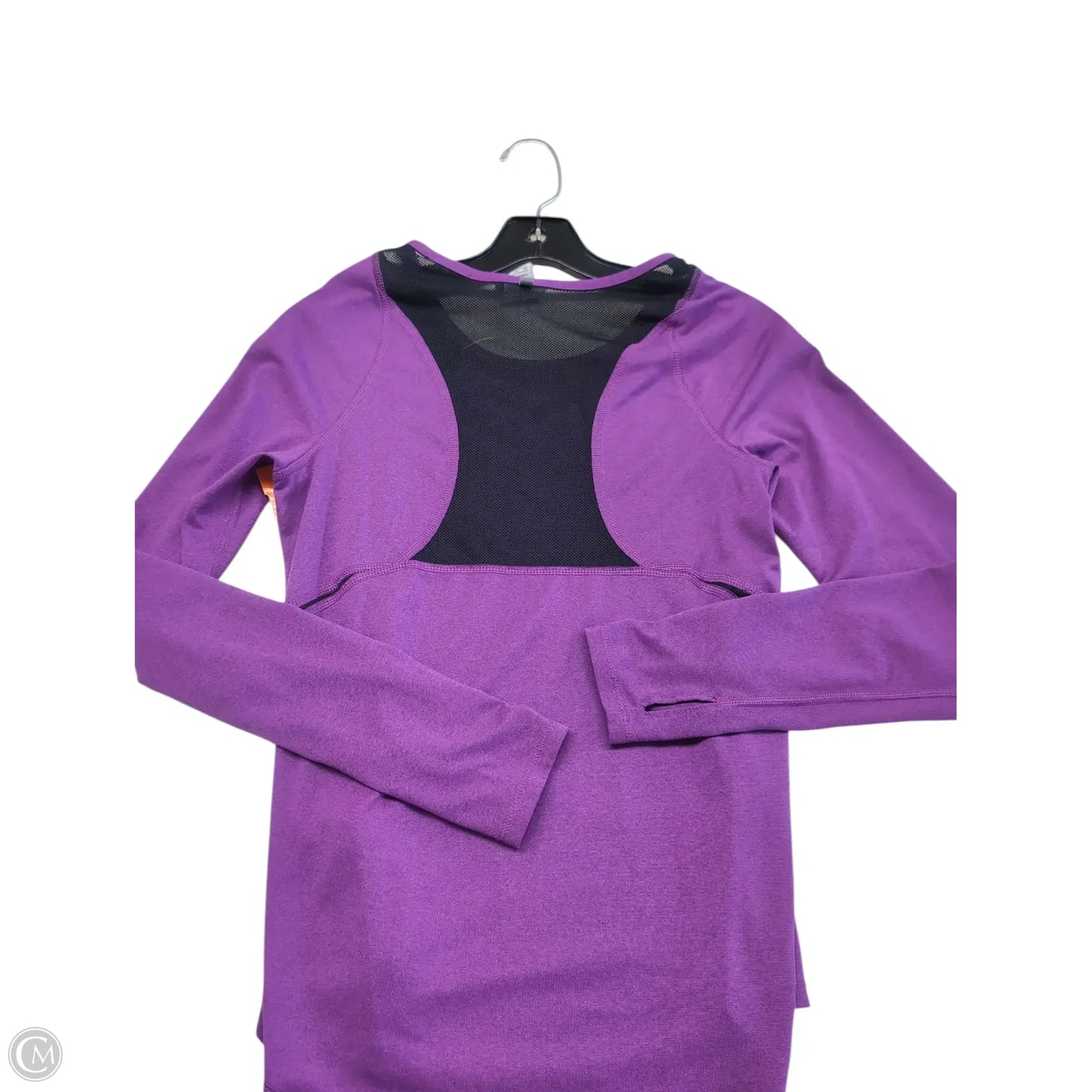 Athletic Top Long Sleeve Crewneck By Nike Apparel In Purple, Size: Xs