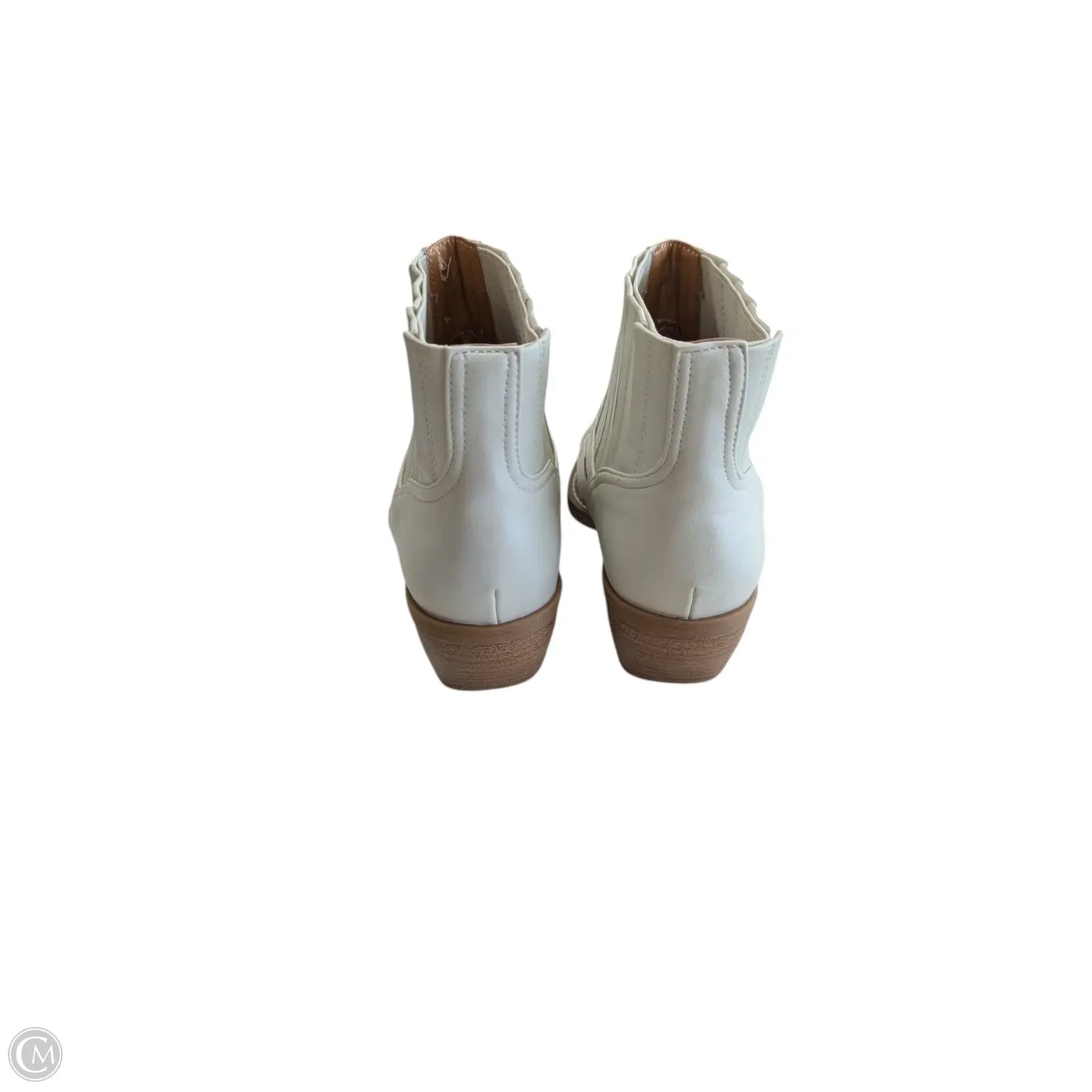 Boots Western By Forever 21 In White, Size: 8