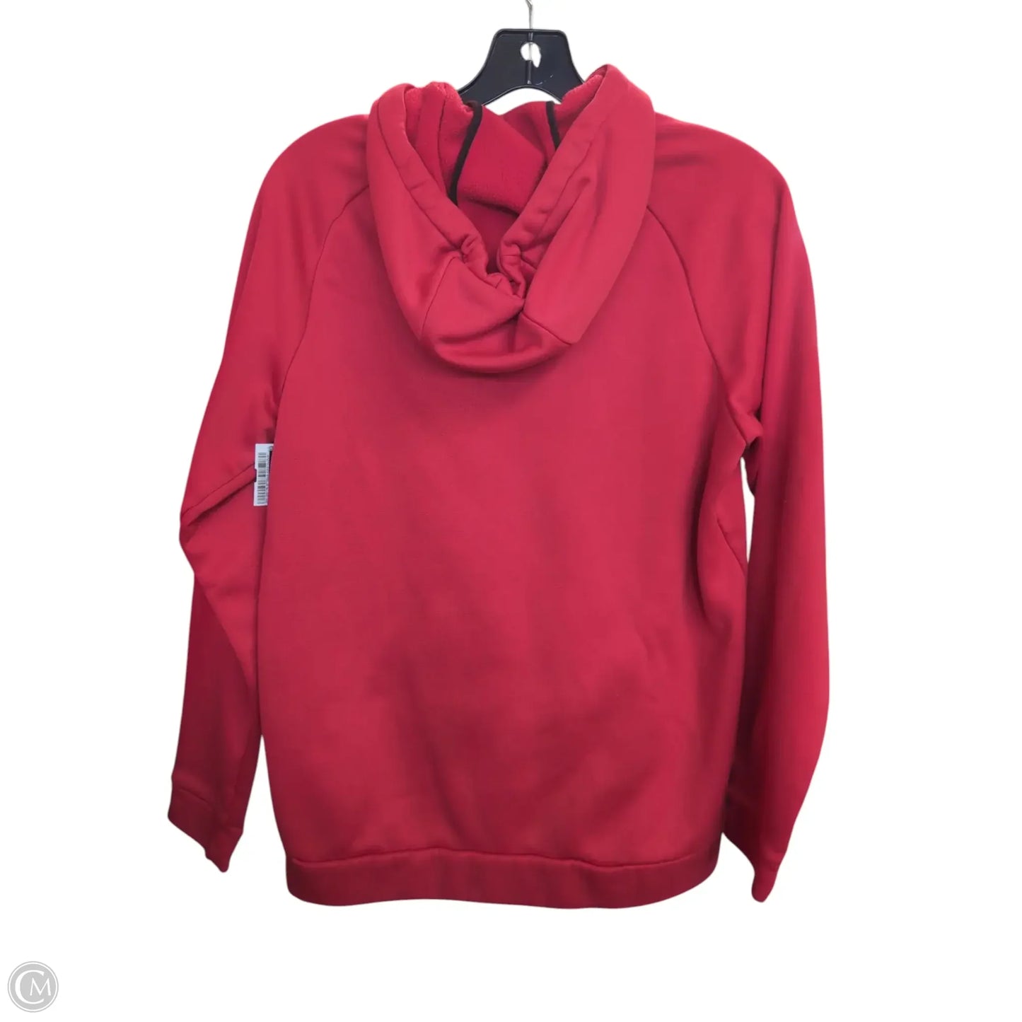 Sweatshirt Hoodie By Nike Apparel In Black & Red, Size: S