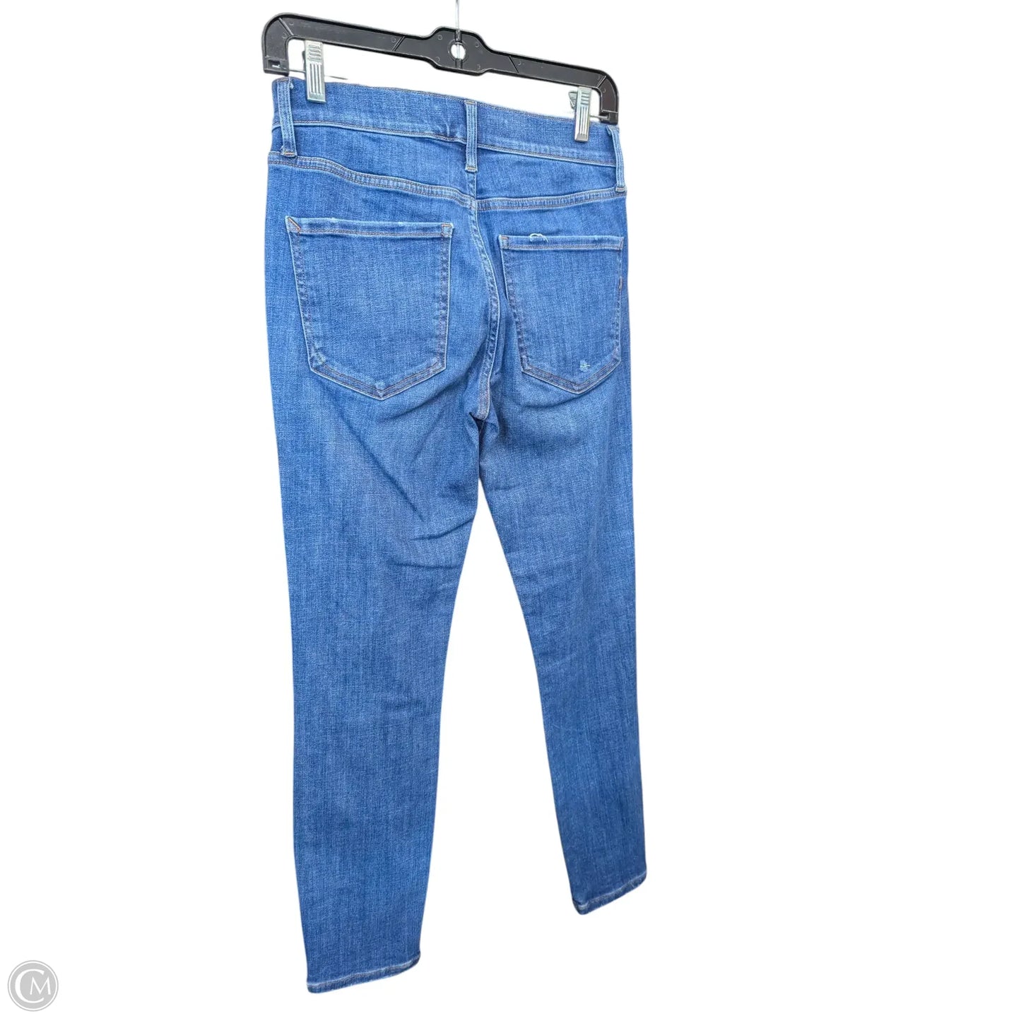 Jeans Skinny By Express In Blue Denim, Size: 4
