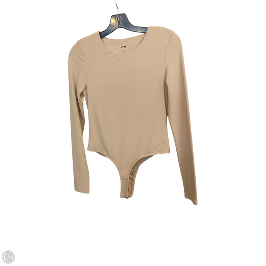 Bodysuit By Francesca's In Tan, Size: M