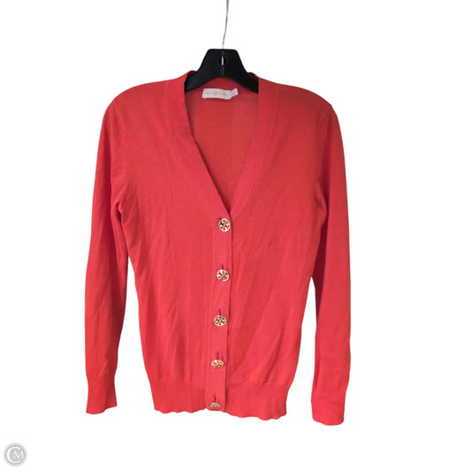 Cardigan Designer By Tory Burch In Orange, Size: Xs