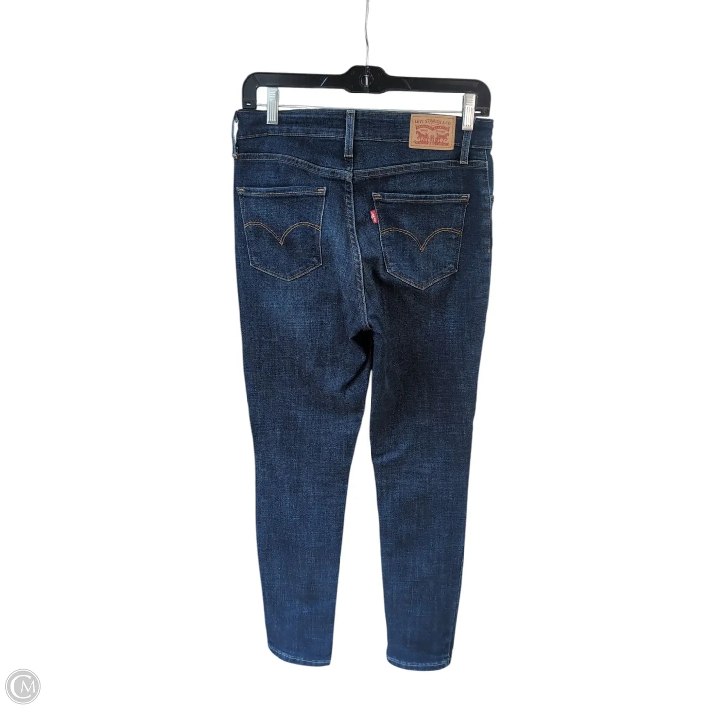 Jeans Skinny By Levis In Blue Denim, Size: 6