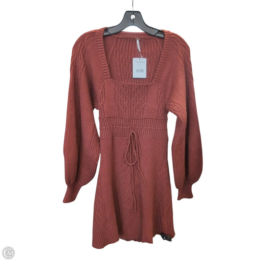 Dress Sweater By Free People In Brown, Size: Xs