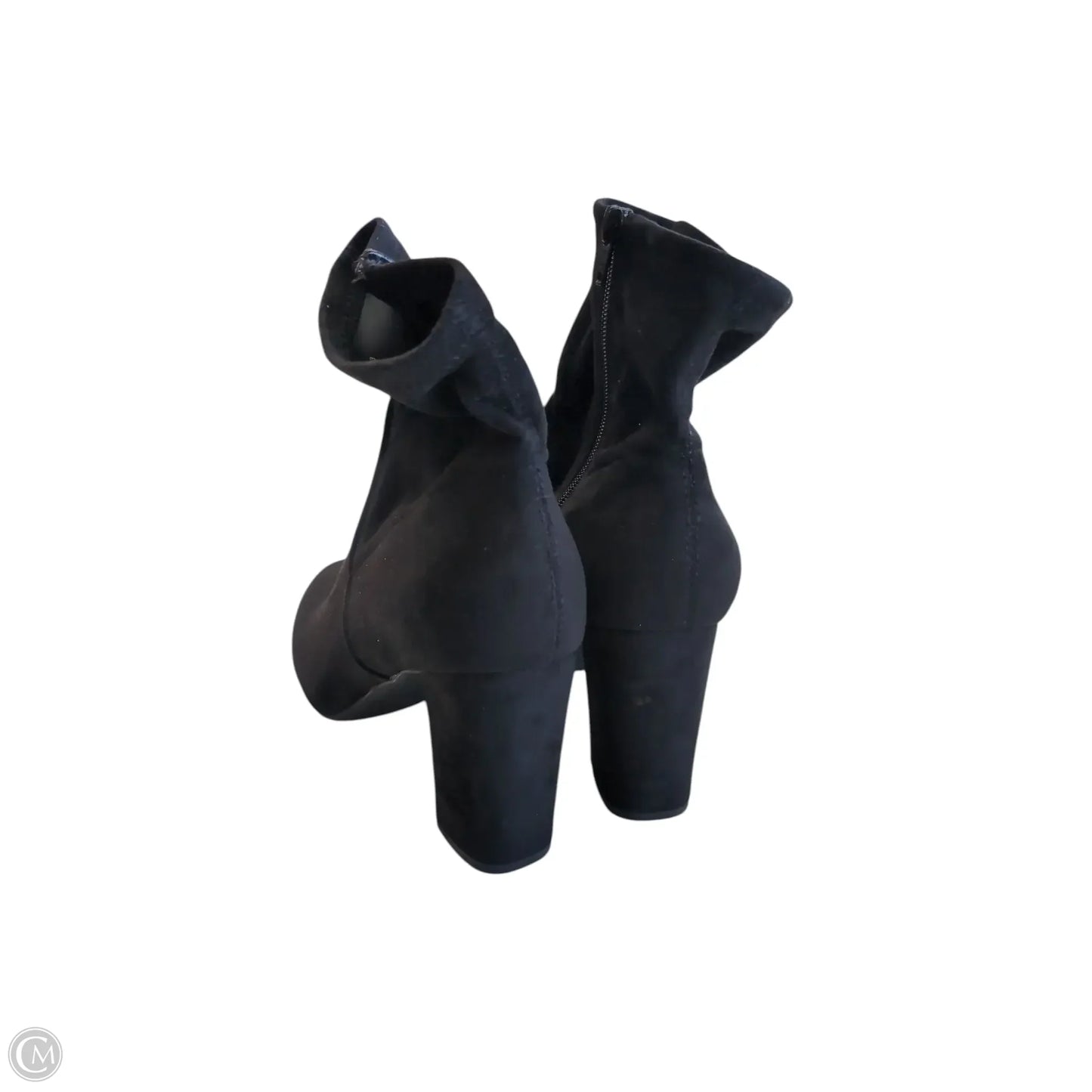Boots Ankle Heels By Francesca's In Black, Size: 8