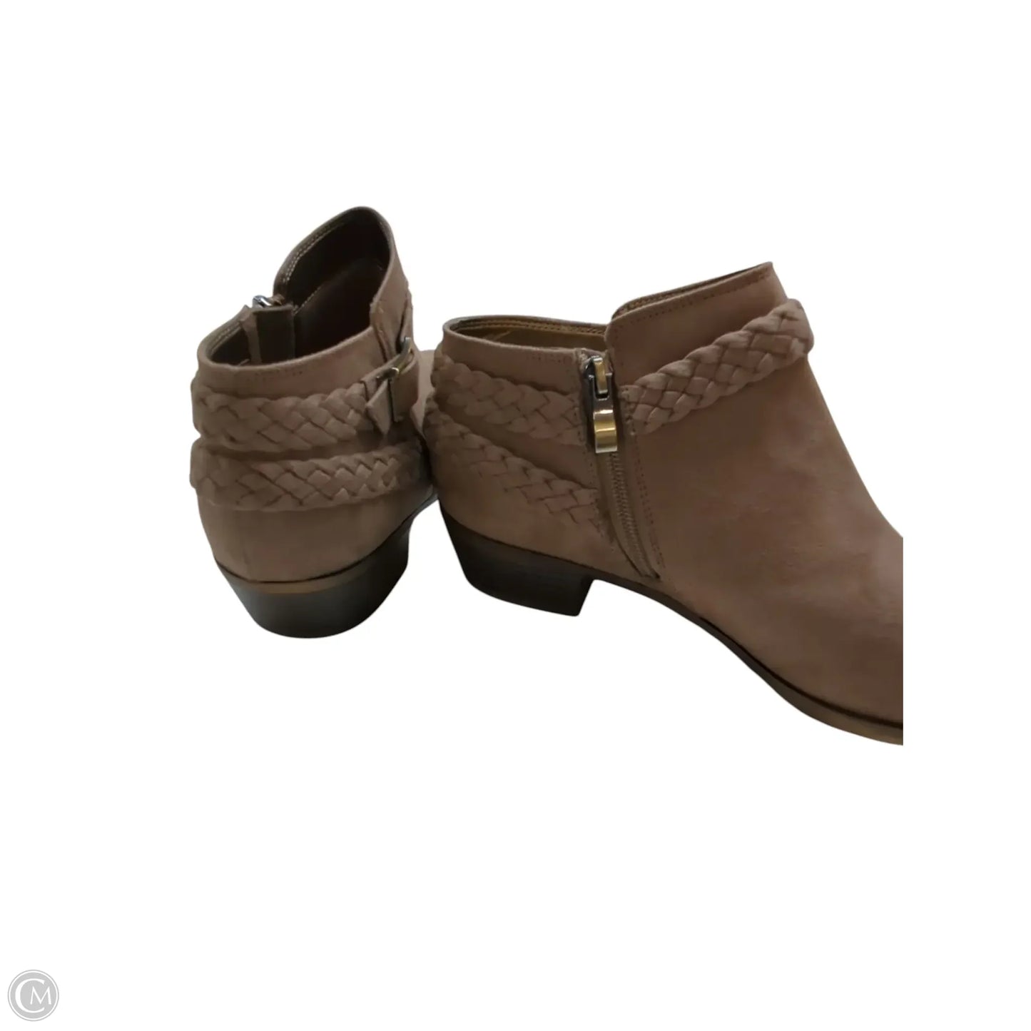 Boots Ankle Flats By Life Stride In Brown, Size: 10